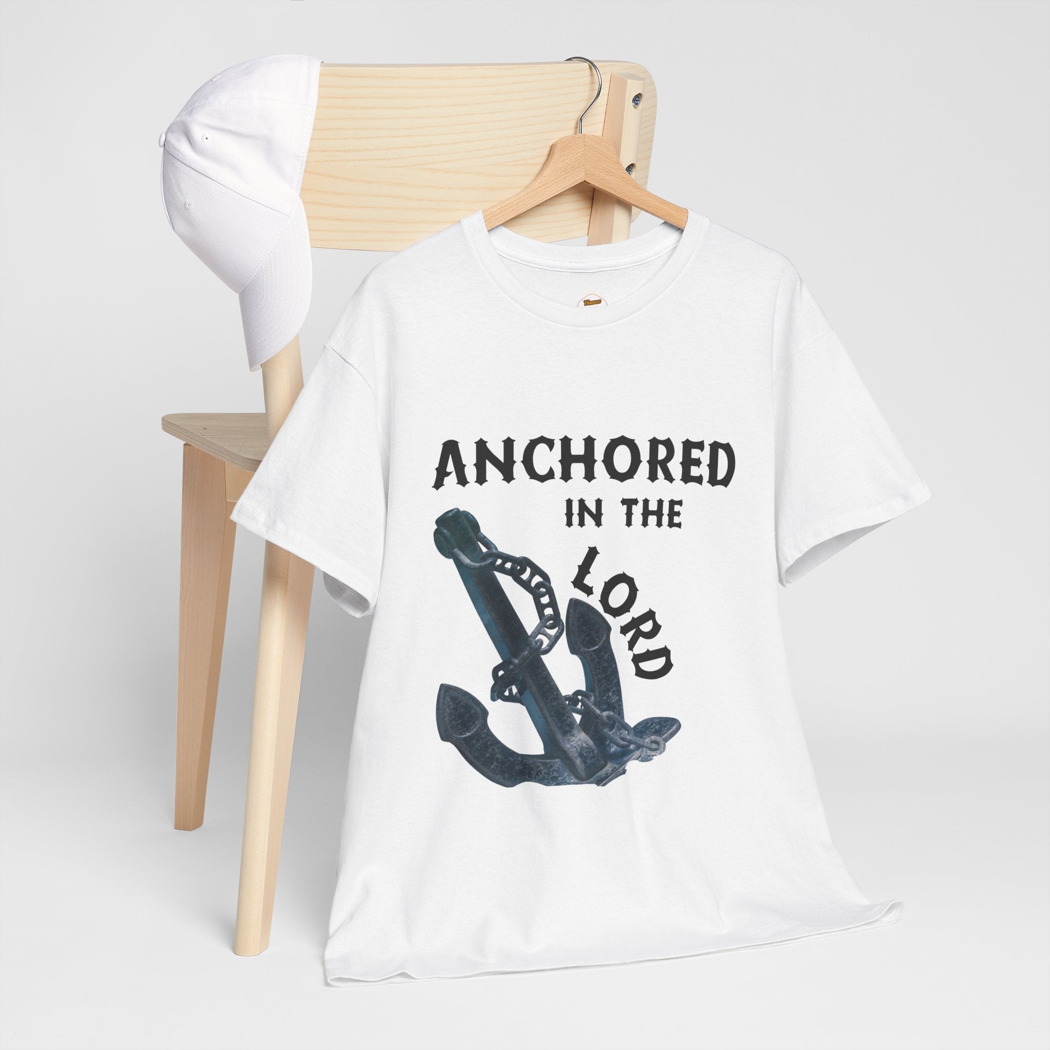 Anchored in the Lord T-Shirt - Black