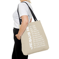 Christian JESUS IS Tote Bag - Sand