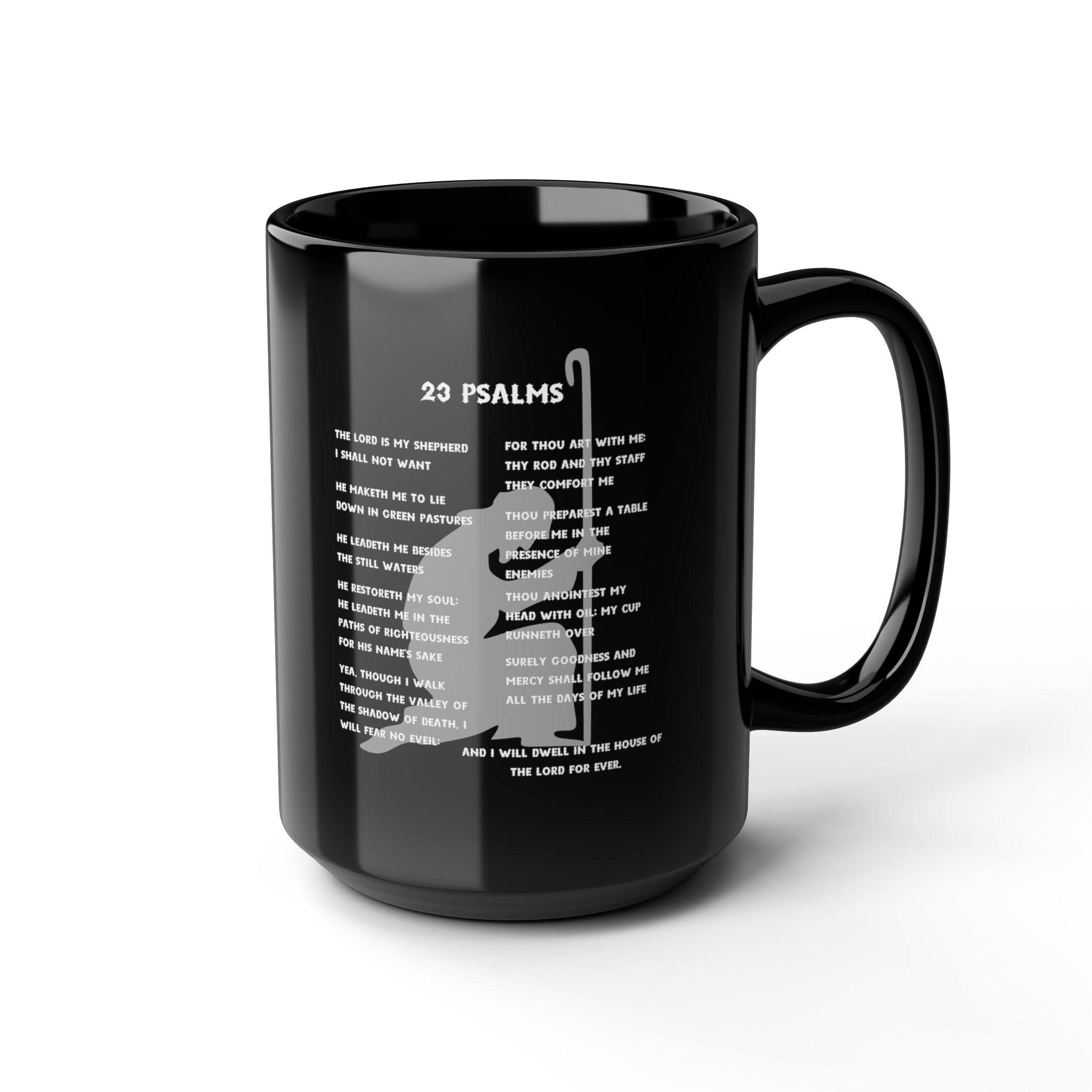 23 Psalms Black Coffee Mug — (11oz/15oz)