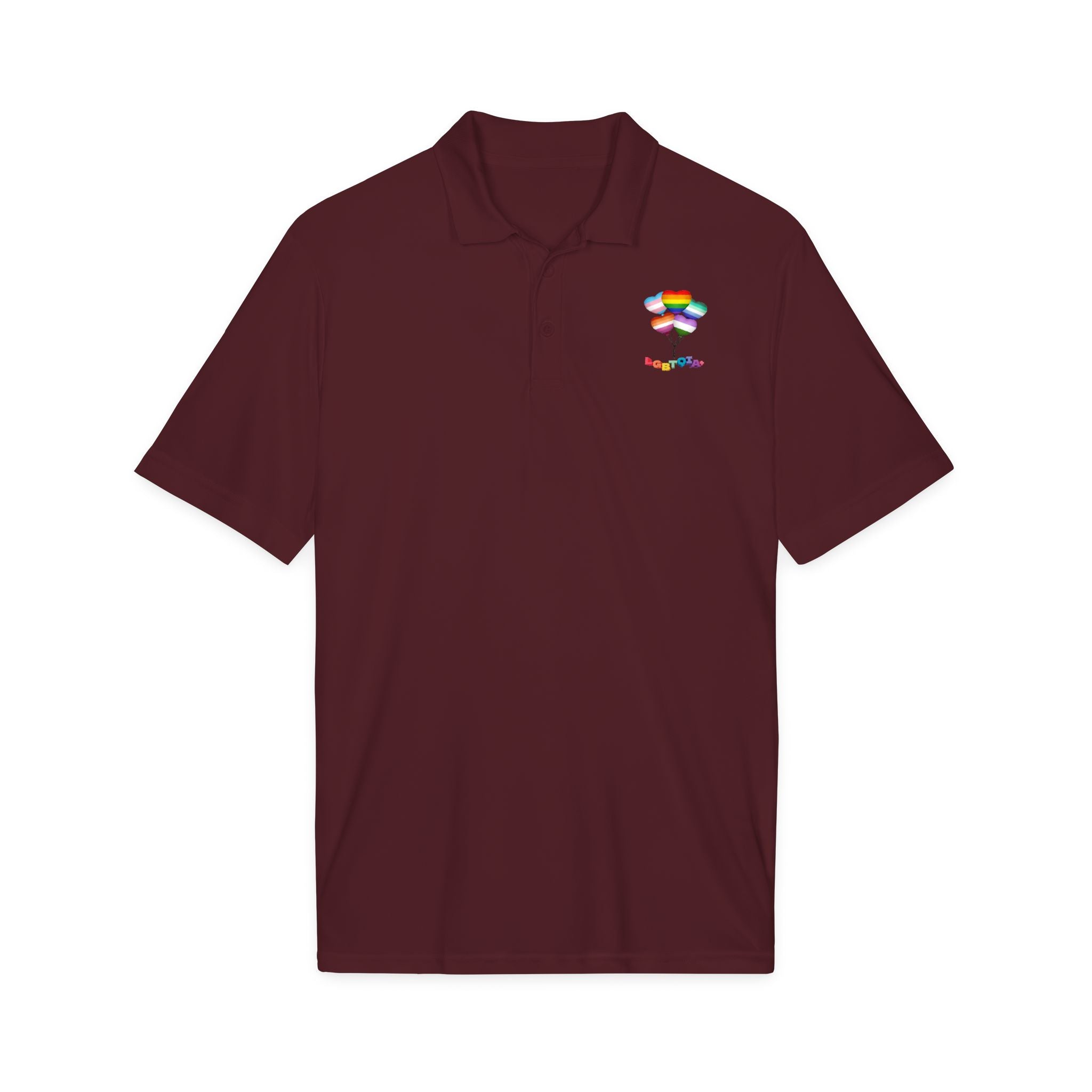 Rainbow Heart Balloons Polo