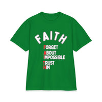 Faith T-Shirt - "Forget About Impossible, Trust Him" - 7X only