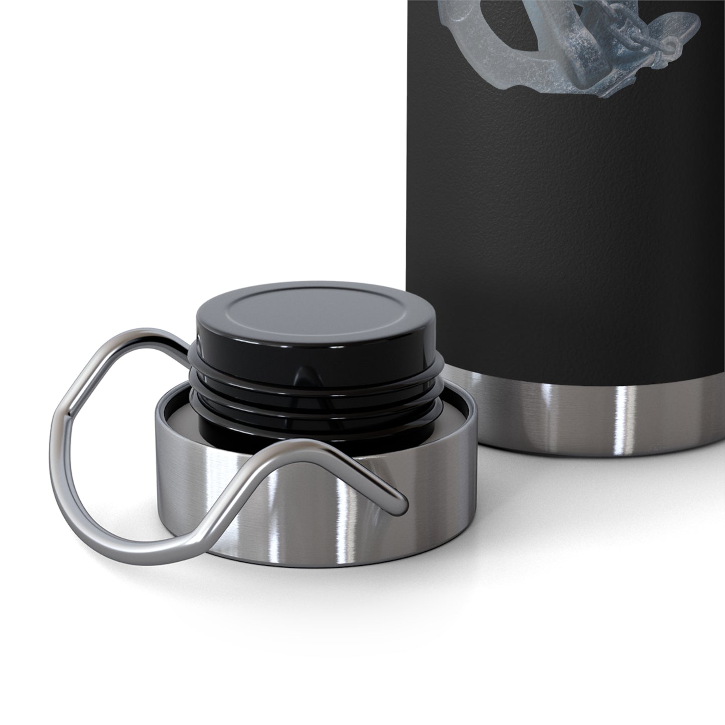 "Anchored in the Lord" 22oz Insulated Water Bottle — White