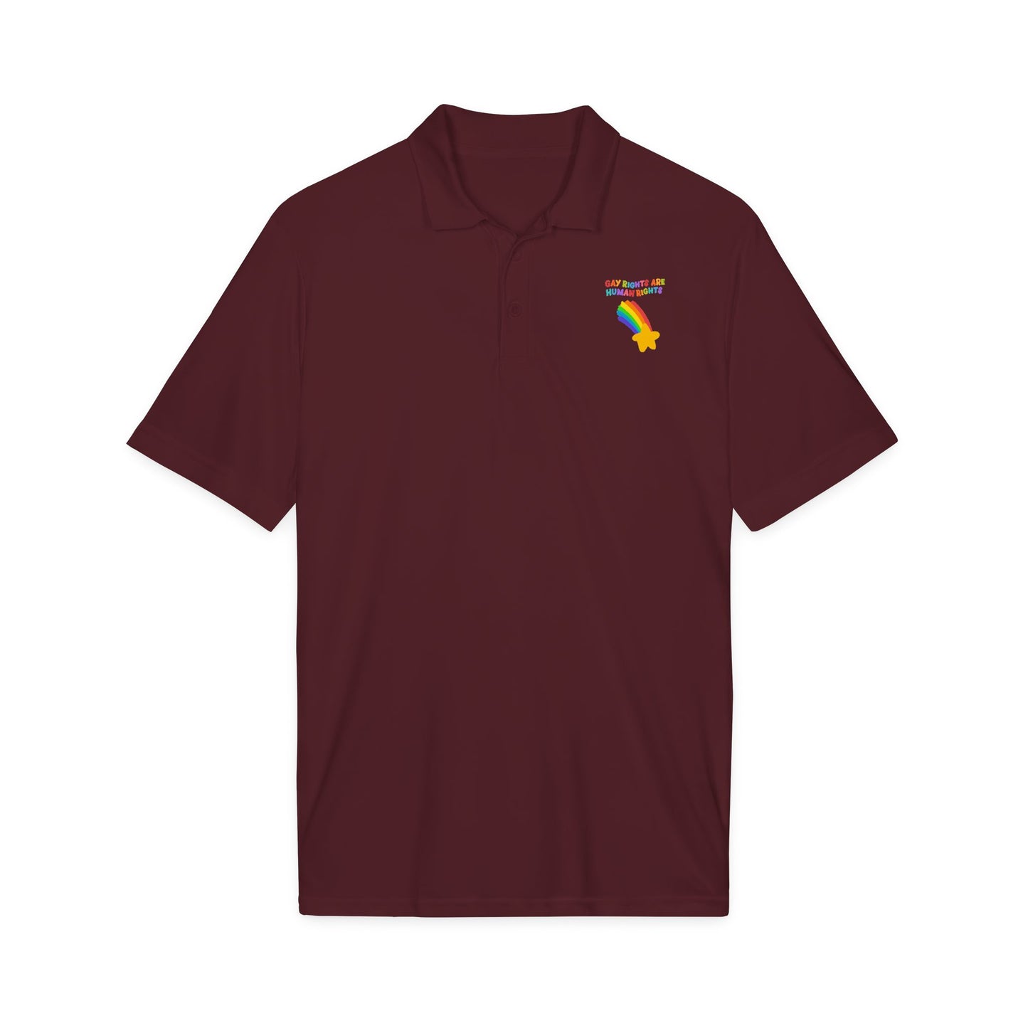 Gay Rights Shooting Star Polo