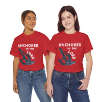 Anchored in the Lord T-Shirt - White