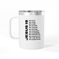 Christian Jesus Is 15oz Tumbler - Black