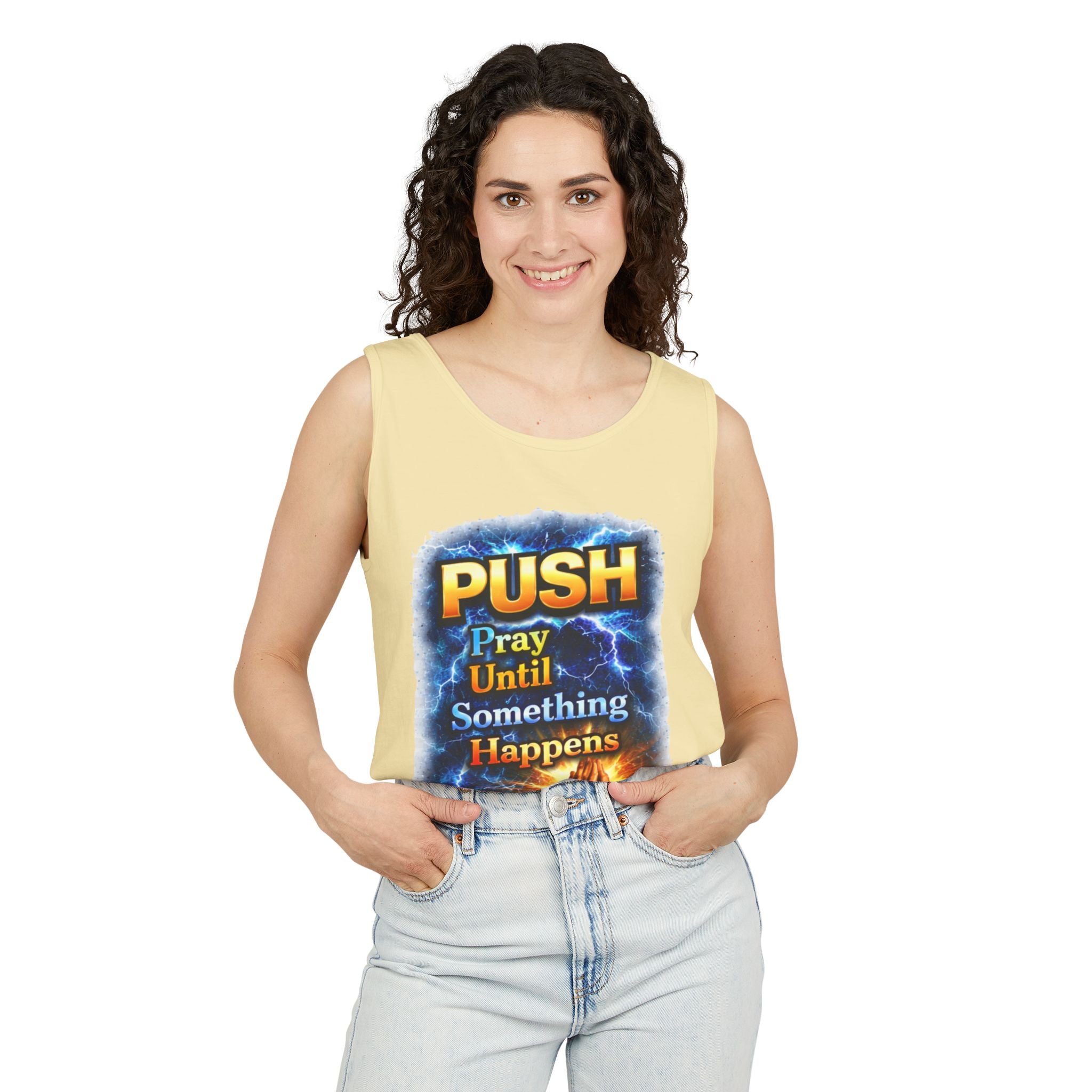 Push: Pray Until Something Happens Tank - Hands