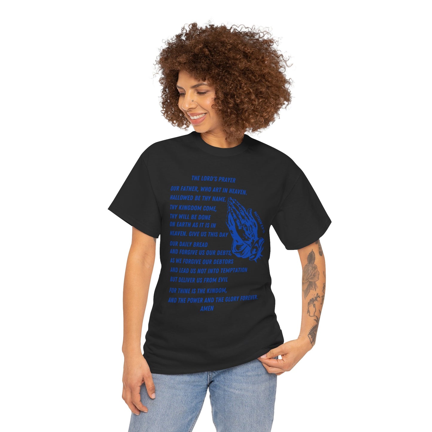 The Lord's Prayer T‑Shirt - Blue