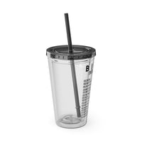 Bible Emergency Numbers 16oz Tumbler with Straw