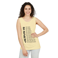 Christian JESUS IS Tank - Black