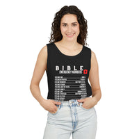 Bible Emergency Numbers Tank Top - White
