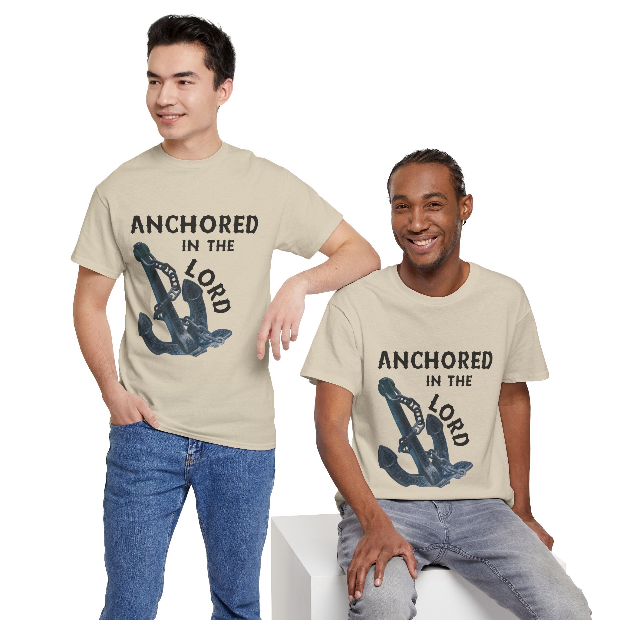 Anchored in the Lord T-Shirt - Black