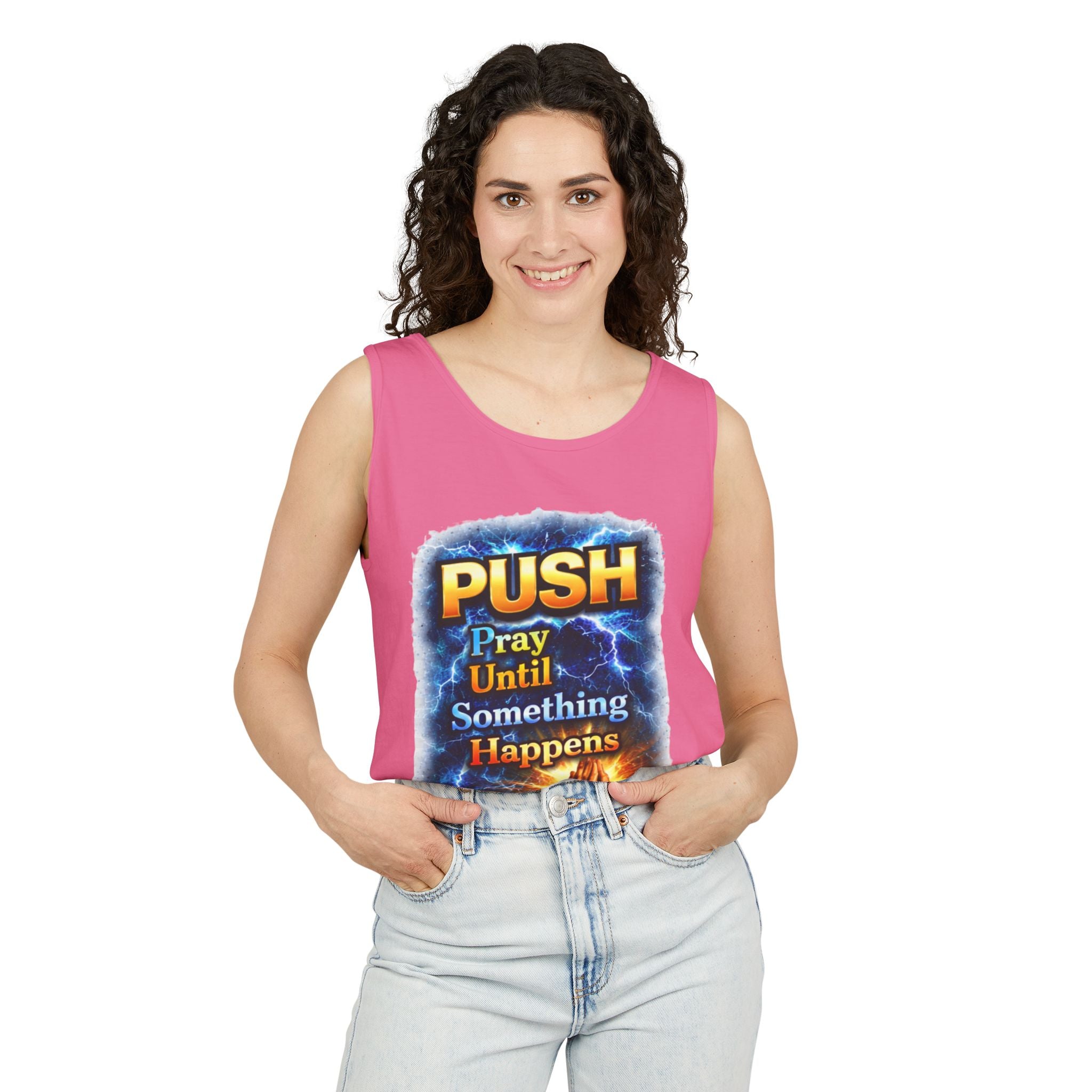 Push: Pray Until Something Happens Tank - Hands