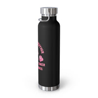 Breast Cancer Awareness "We Fight Together" Pink Ribbon 22oz Insulated Water Bottle