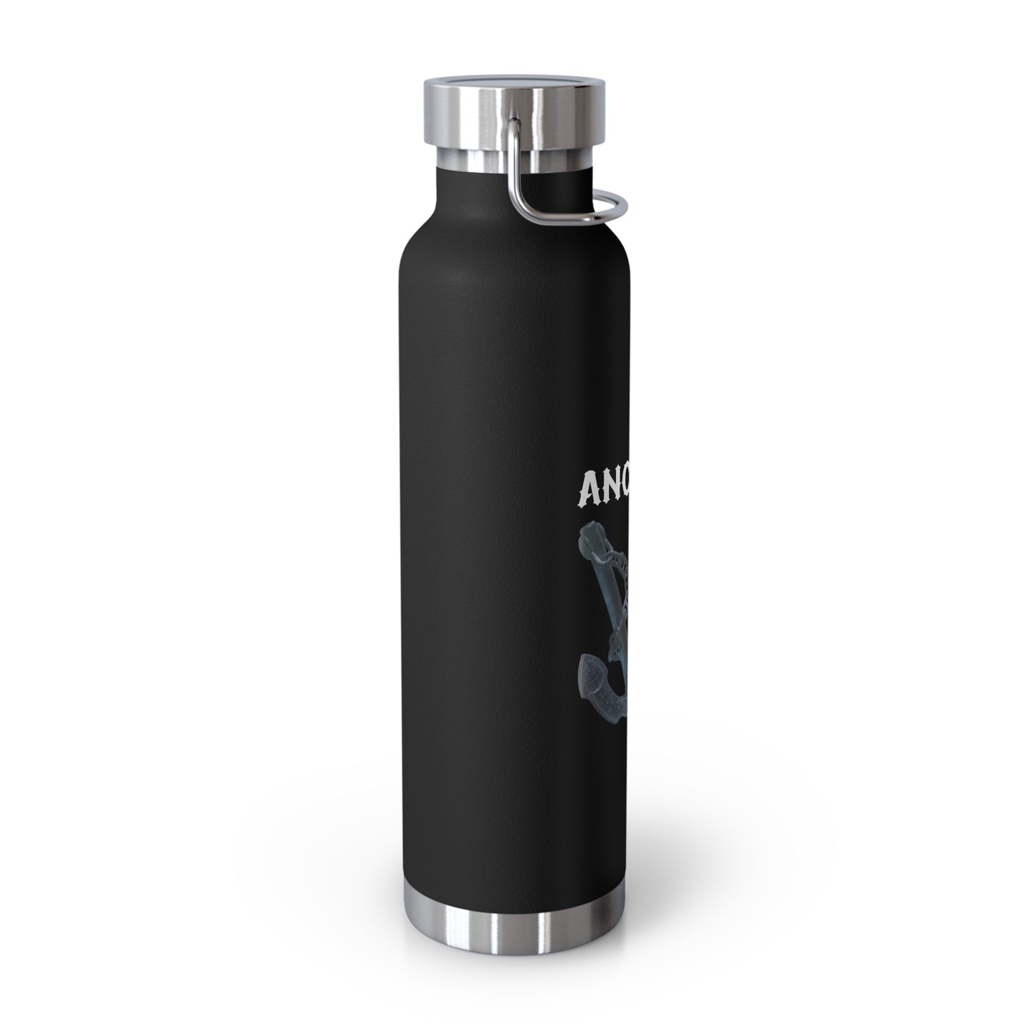 "Anchored in the Lord" 22oz Insulated Water Bottle — White
