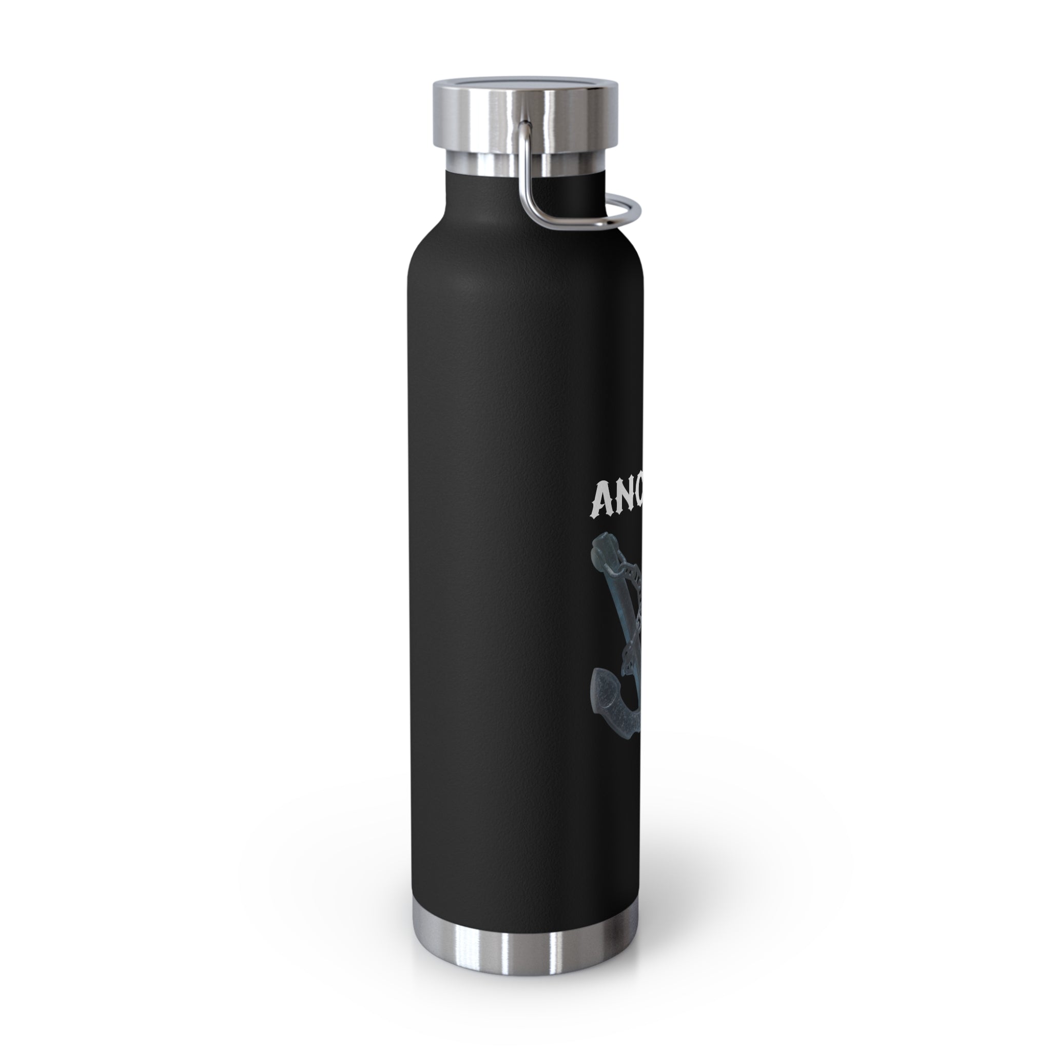 "Anchored in the Lord" 22oz Insulated Water Bottle — White
