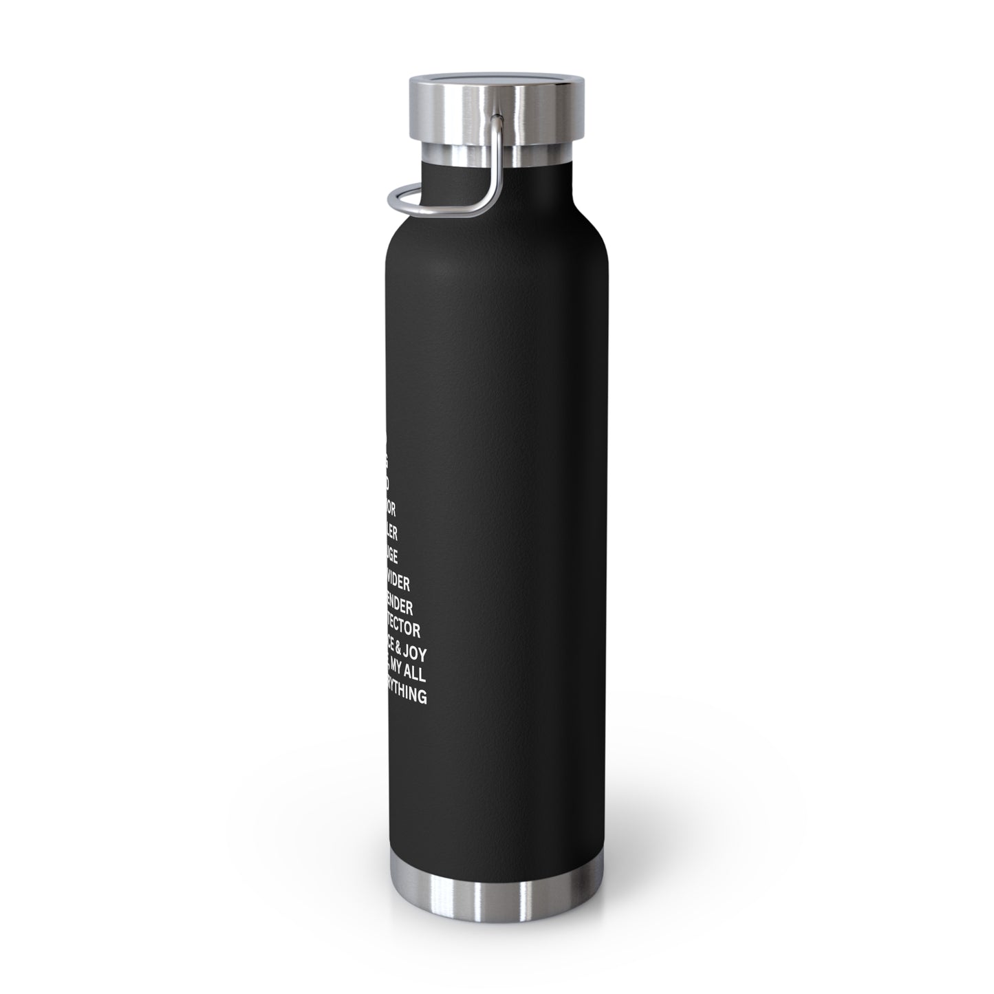 Christian JESUS IS 22oz Insulated Water Bottle - White
