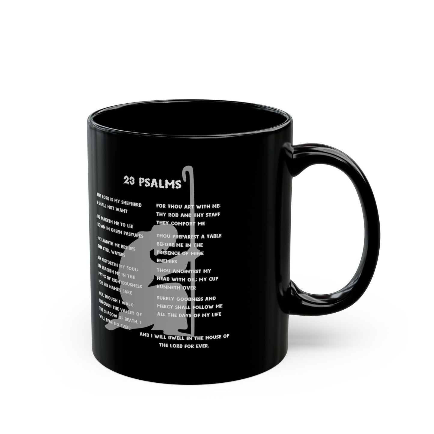 23 Psalms Black Coffee Mug — (11oz/15oz)