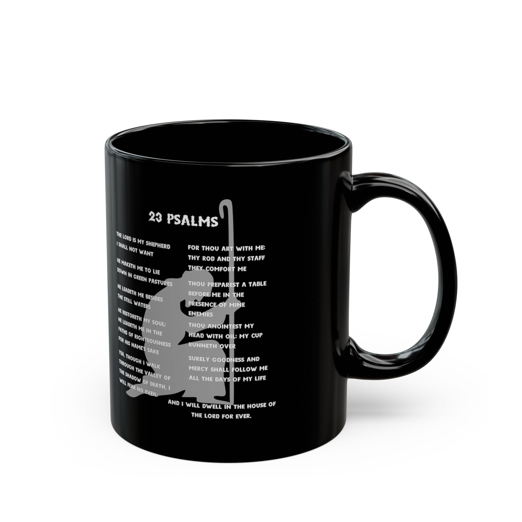 23 Psalms Black Coffee Mug — (11oz/15oz)