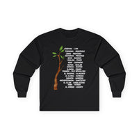 Characteristic Names of God Long Sleeve Tee - White