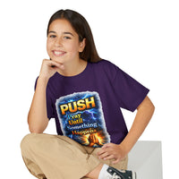 "Push: Pray Until Something Happens" Youth T-shirt - Hands