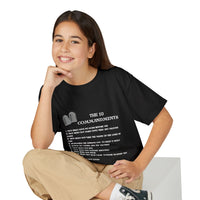 10 Commandments Youth T-shirt - White