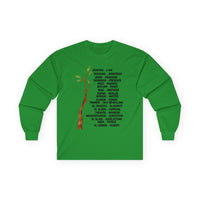 Characteristic Names of God Long Sleeve Tee - Black