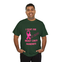 I Fight for My Sister Pink Ribbon Tee