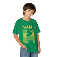 Bible Emergency Numbers Youth T-Shirt — Yellow