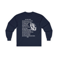 The Lord's Prayer Long Sleeve Tee- White