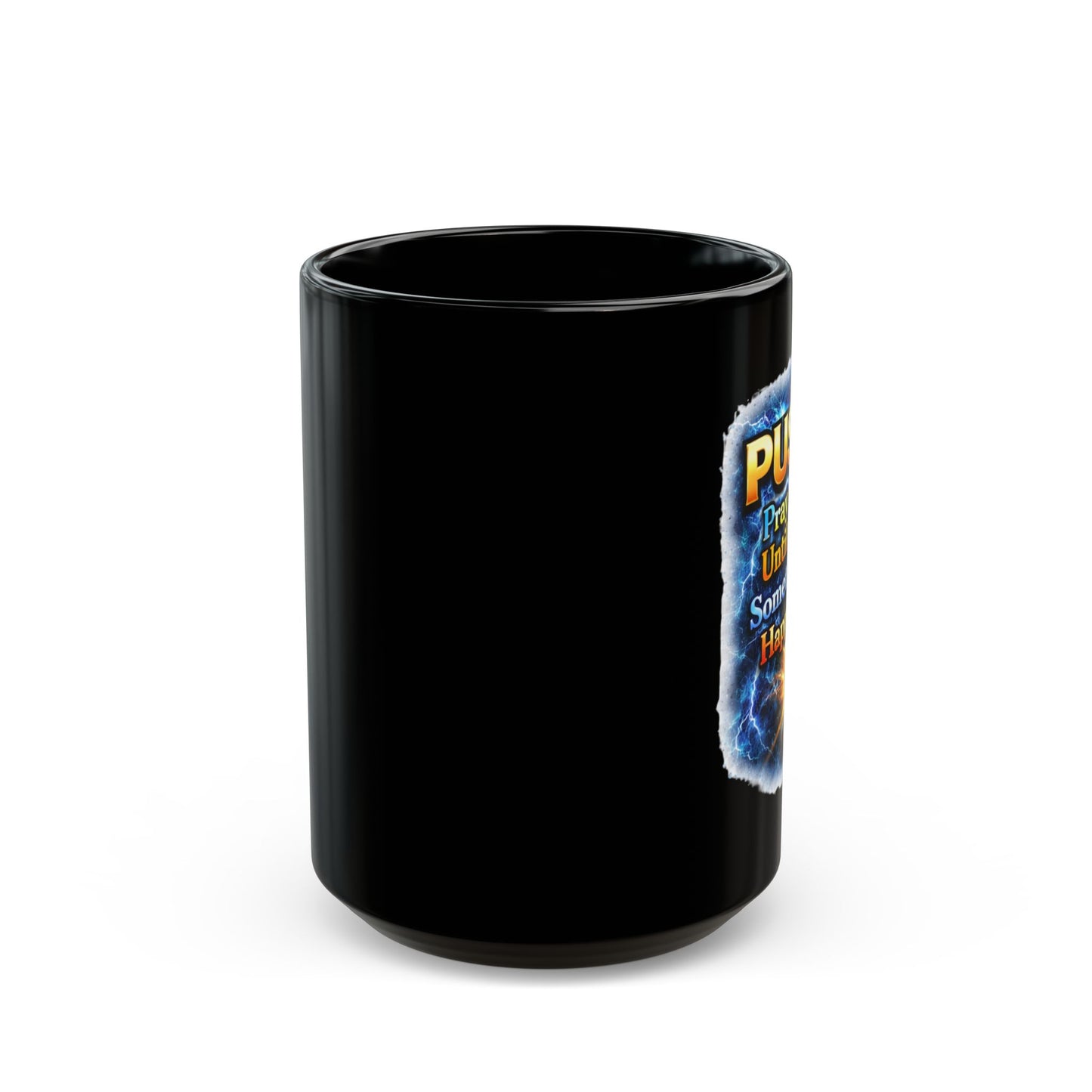 Push Black Coffee Mug - Hands — (11oz & 15oz)