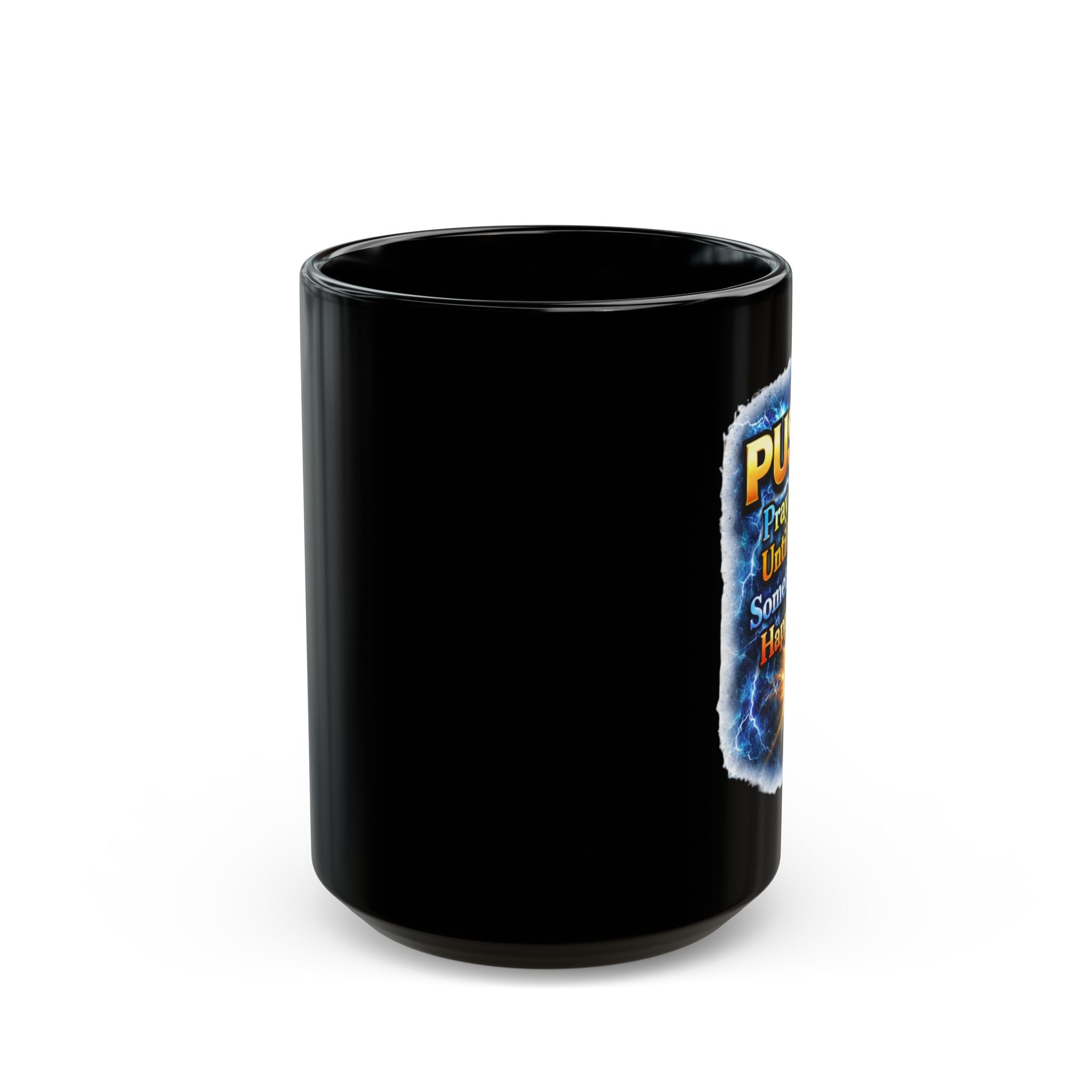 Push Black Coffee Mug - Hands — (11oz & 15oz)