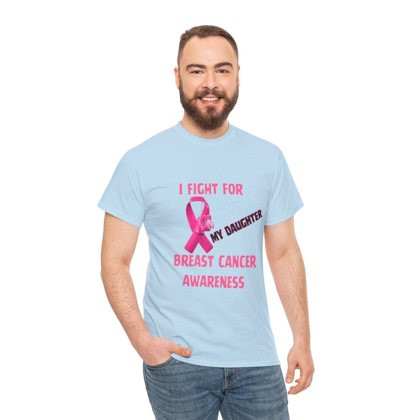 I Fight For My Daughter Pink Ribbon Shirt