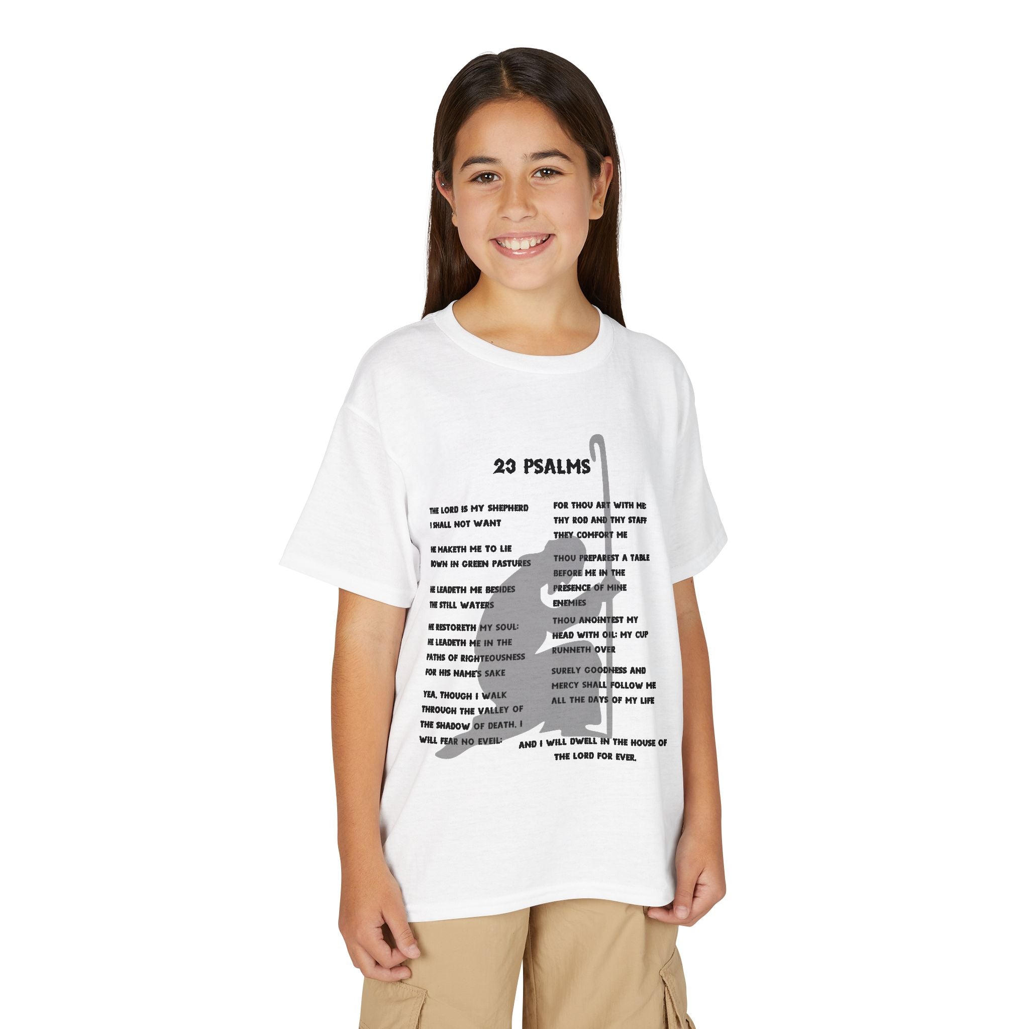23 Psalms Youth T-shirt - Black