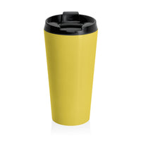 Pray On It Pray Over It Pray Through It Yellow Stainless Steel Travel Mug
