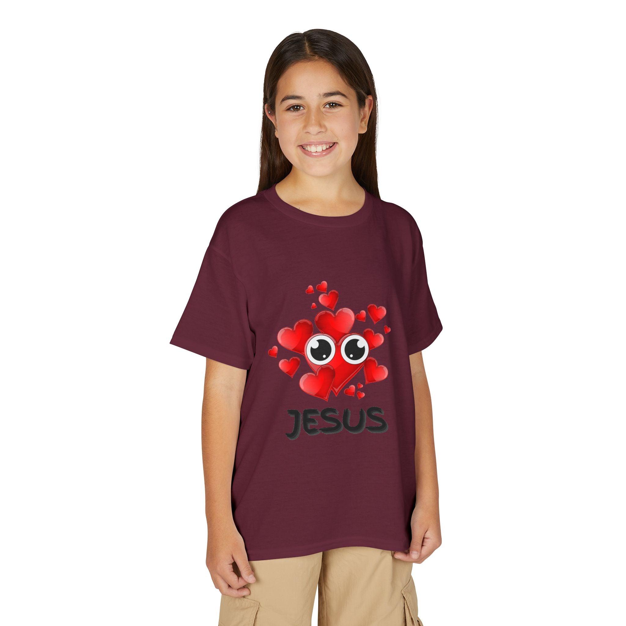 Eye Love Jesus Youth T-shirt - Black