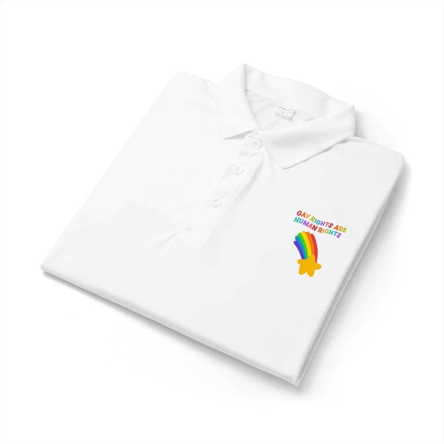 Gay Rights Shooting Star Polo