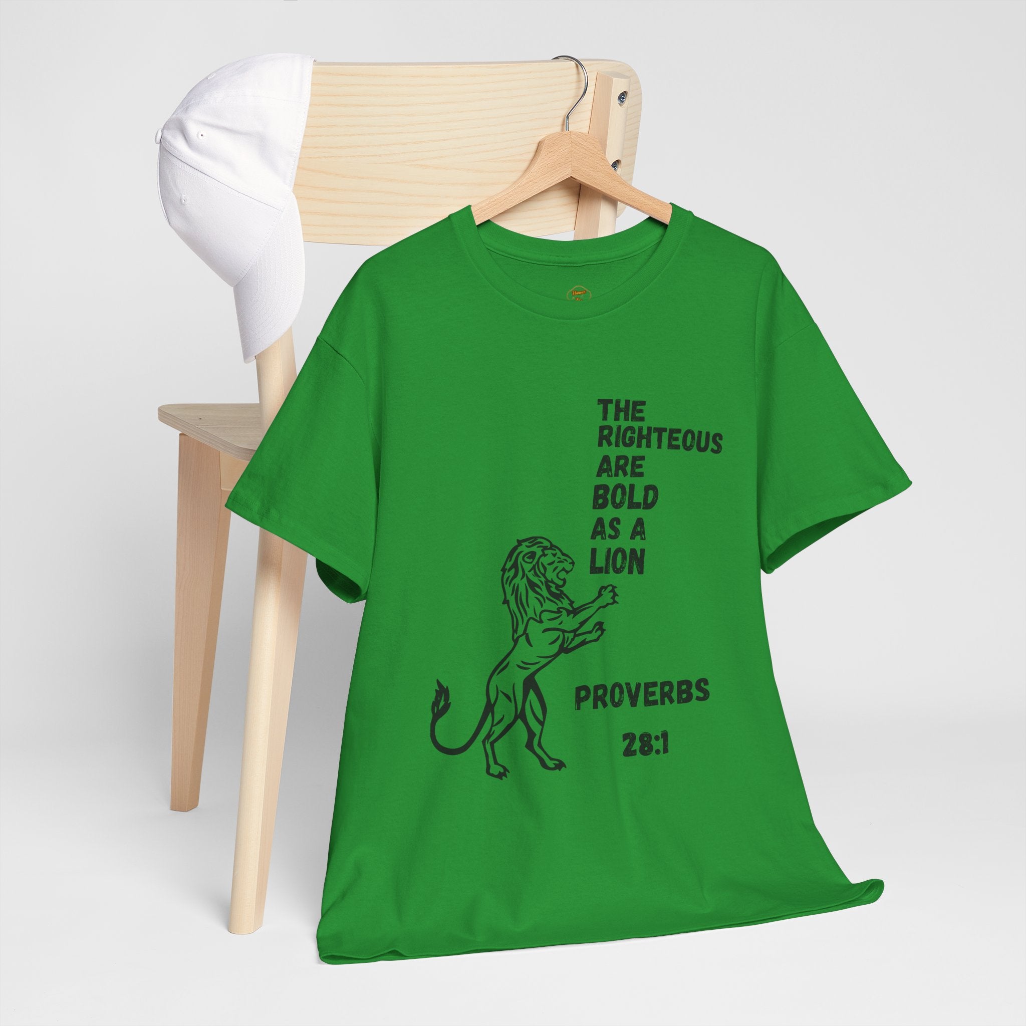 The Righteous Are Bold as a Lion Tee - Proverbs 28:1