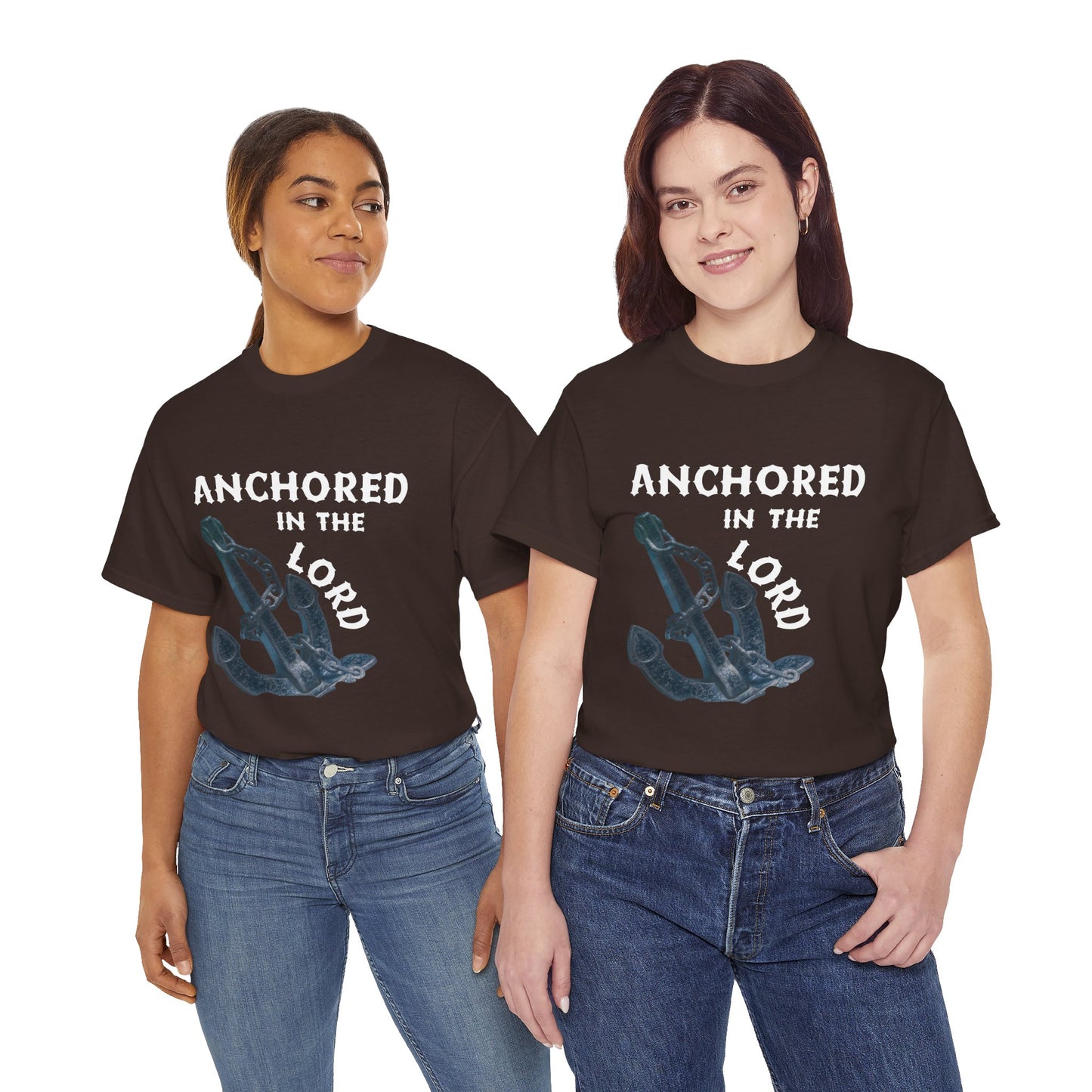 Anchored in the Lord T-Shirt - White