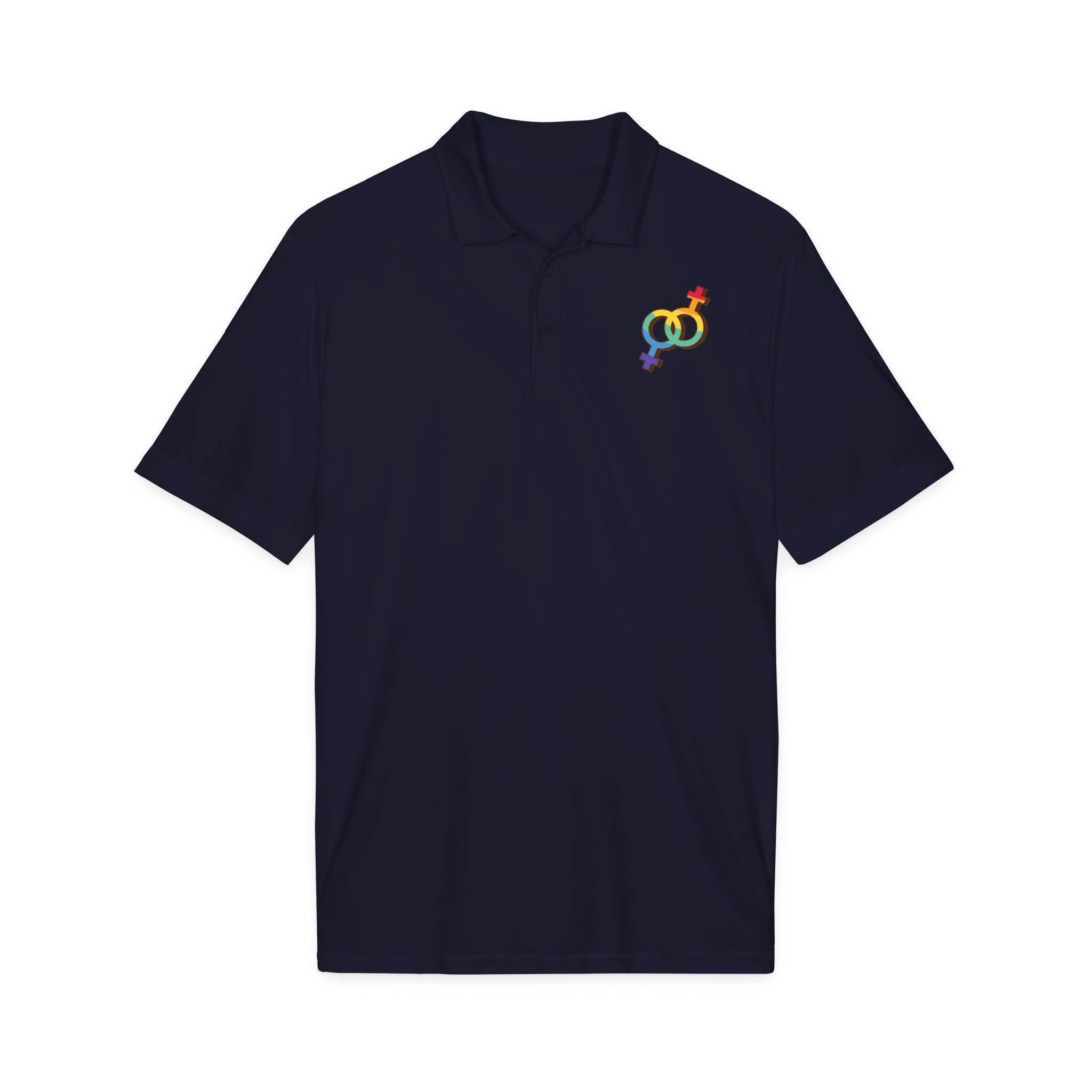 Female Rainbow Symbols Polo Shirt