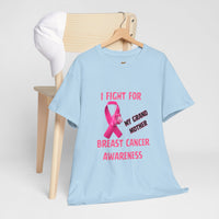 I Fight For My Grandmother Pink Ribbon Tee