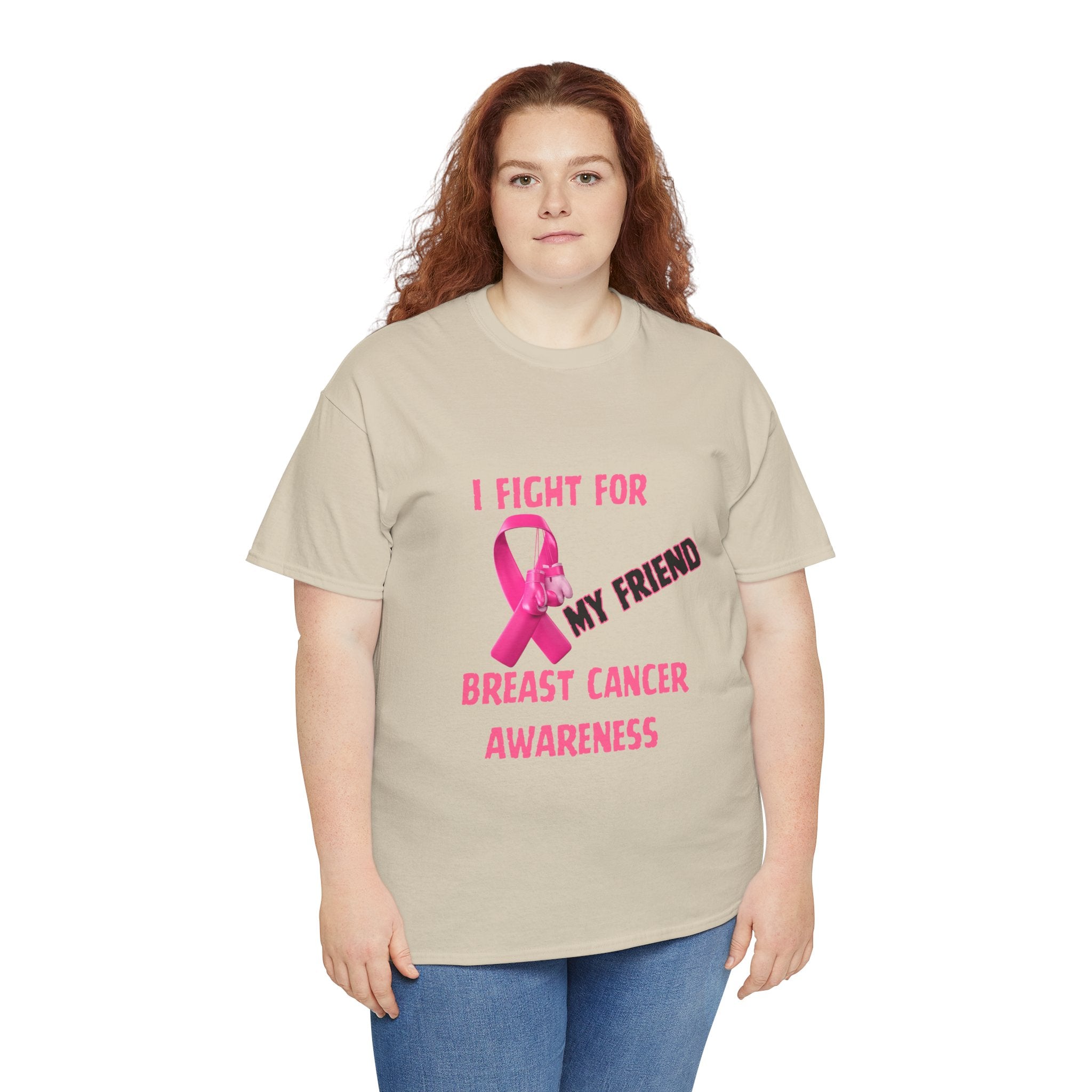 I Fight For My Friend Pink Ribbon Shirt