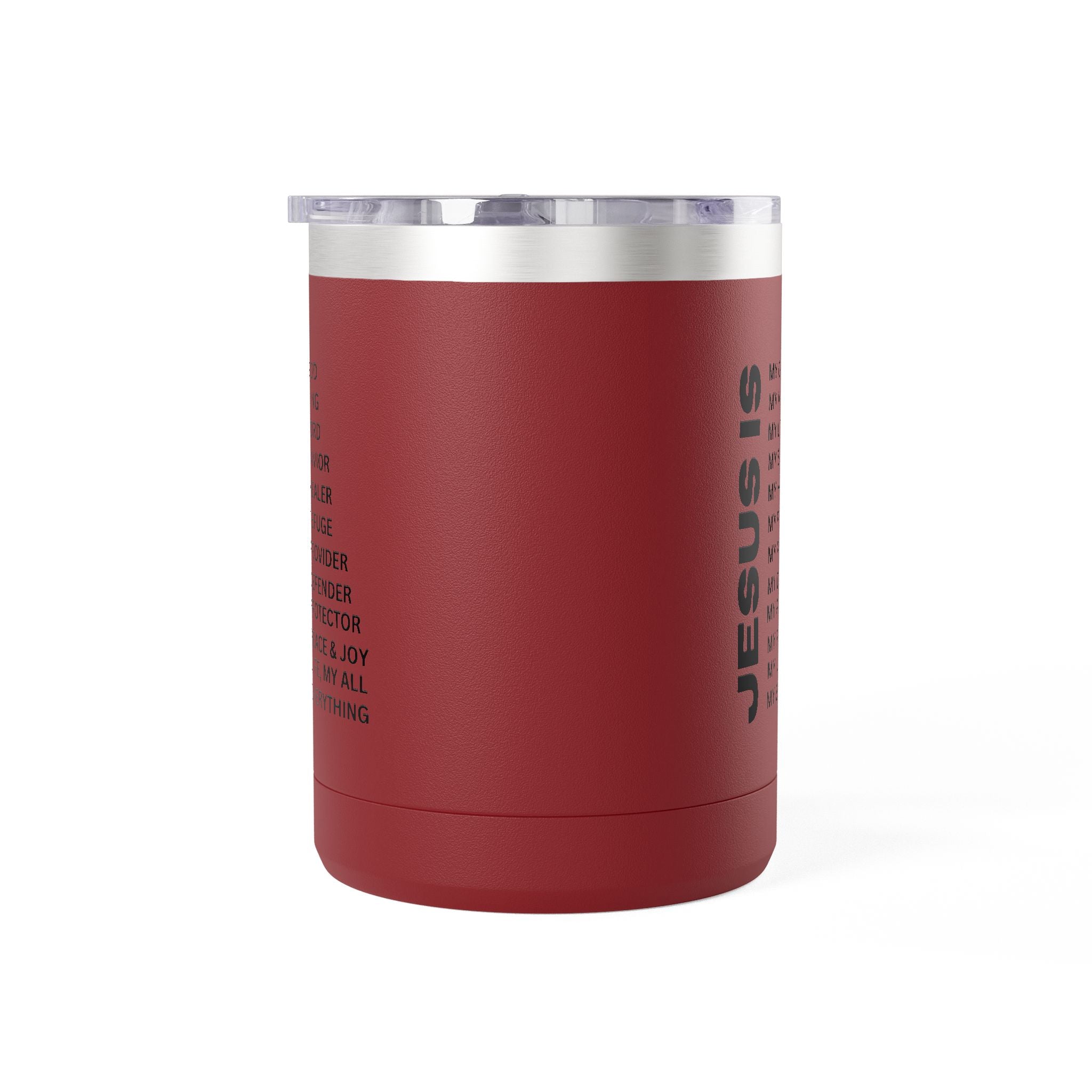 Christian Jesus Is 15oz Tumbler - Black