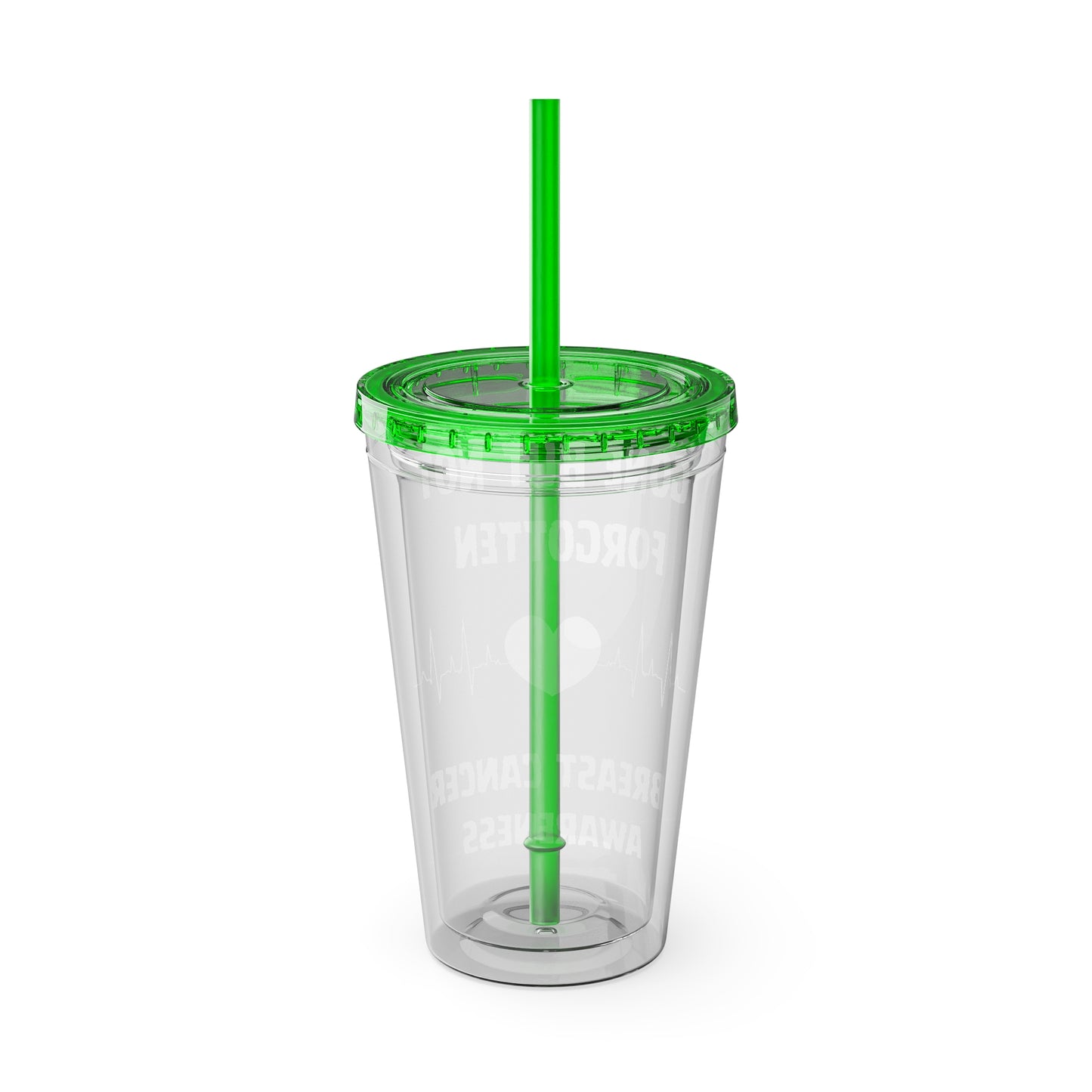 "Gone But Not Forgotten" 16oz Tumbler with Straw Cup