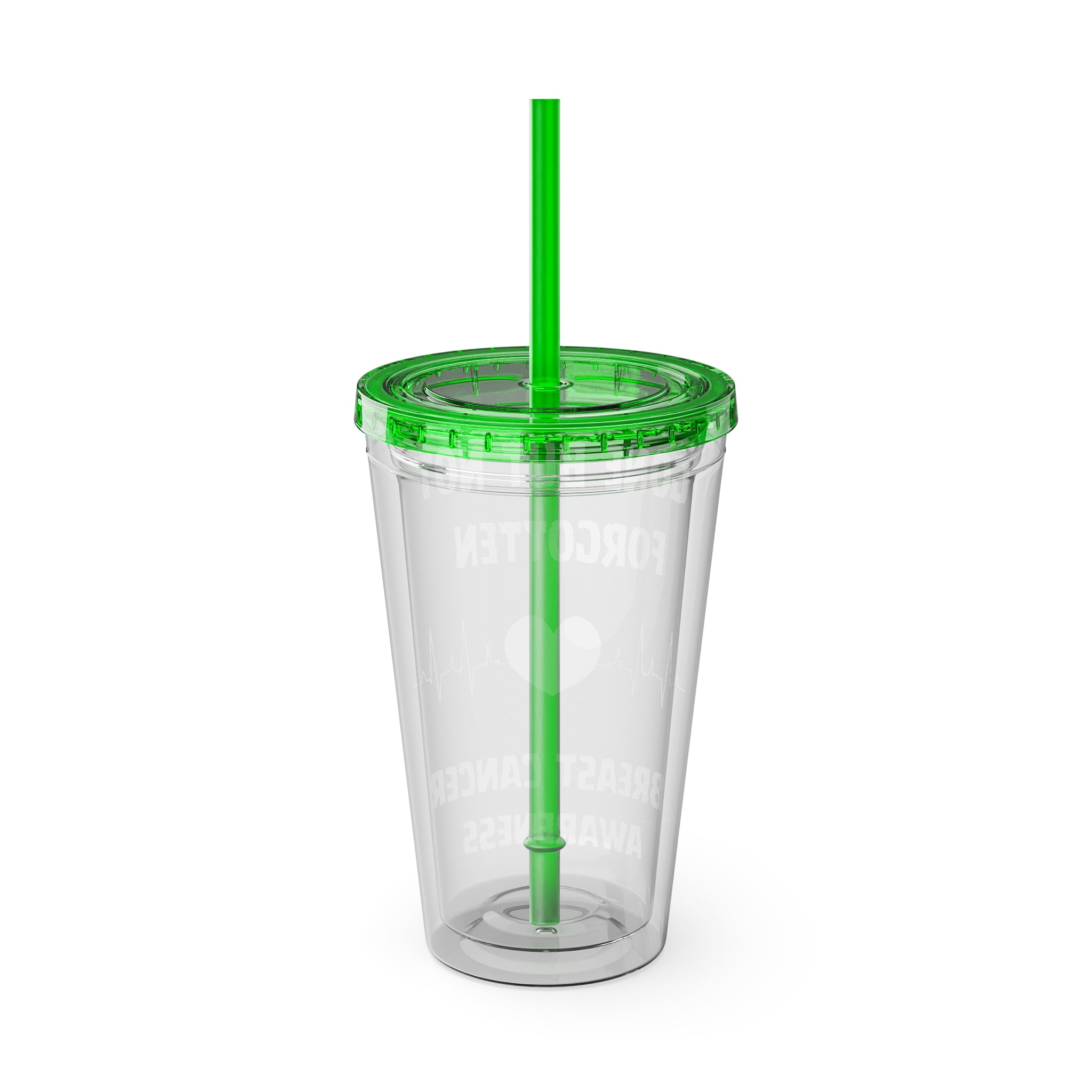 "Gone But Not Forgotten" 16oz Tumbler with Straw Cup