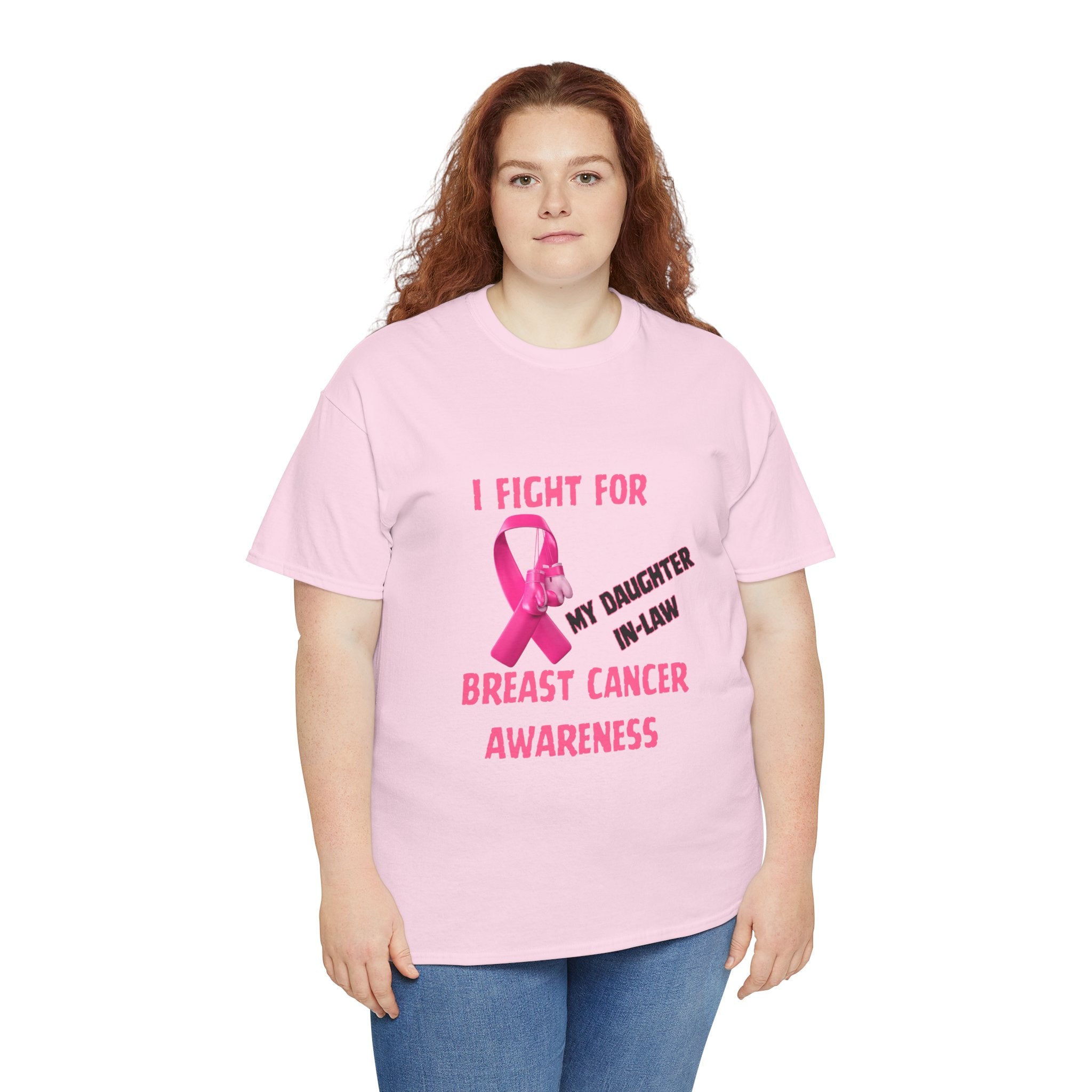 I Fight For My Daughter In-Law Pink Ribbon Tee