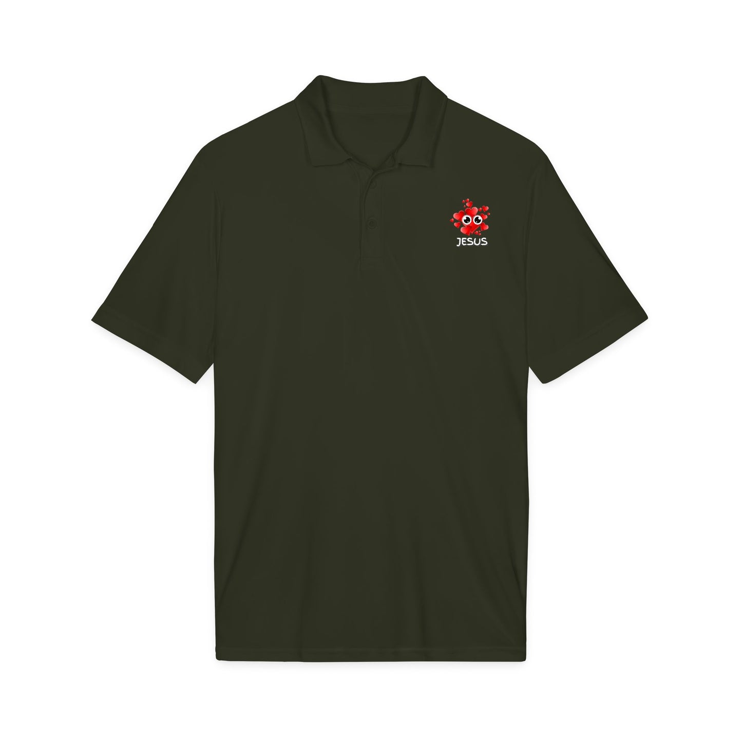 Eye Love Jesus Polo - White