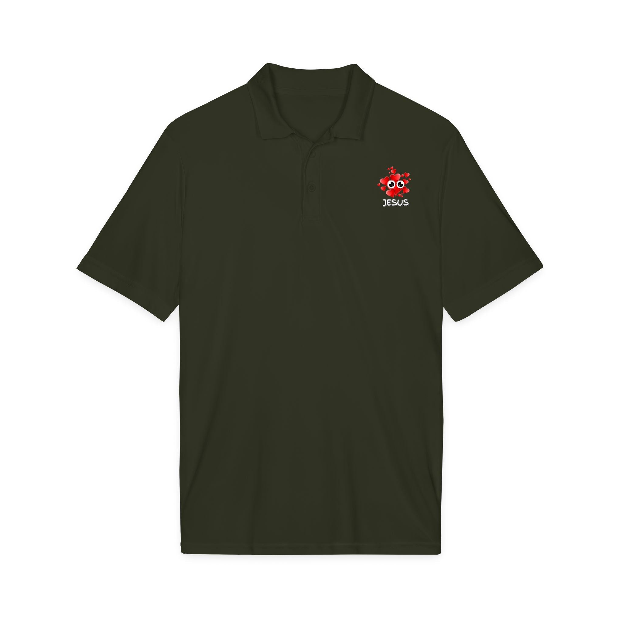 Eye Love Jesus Polo - White