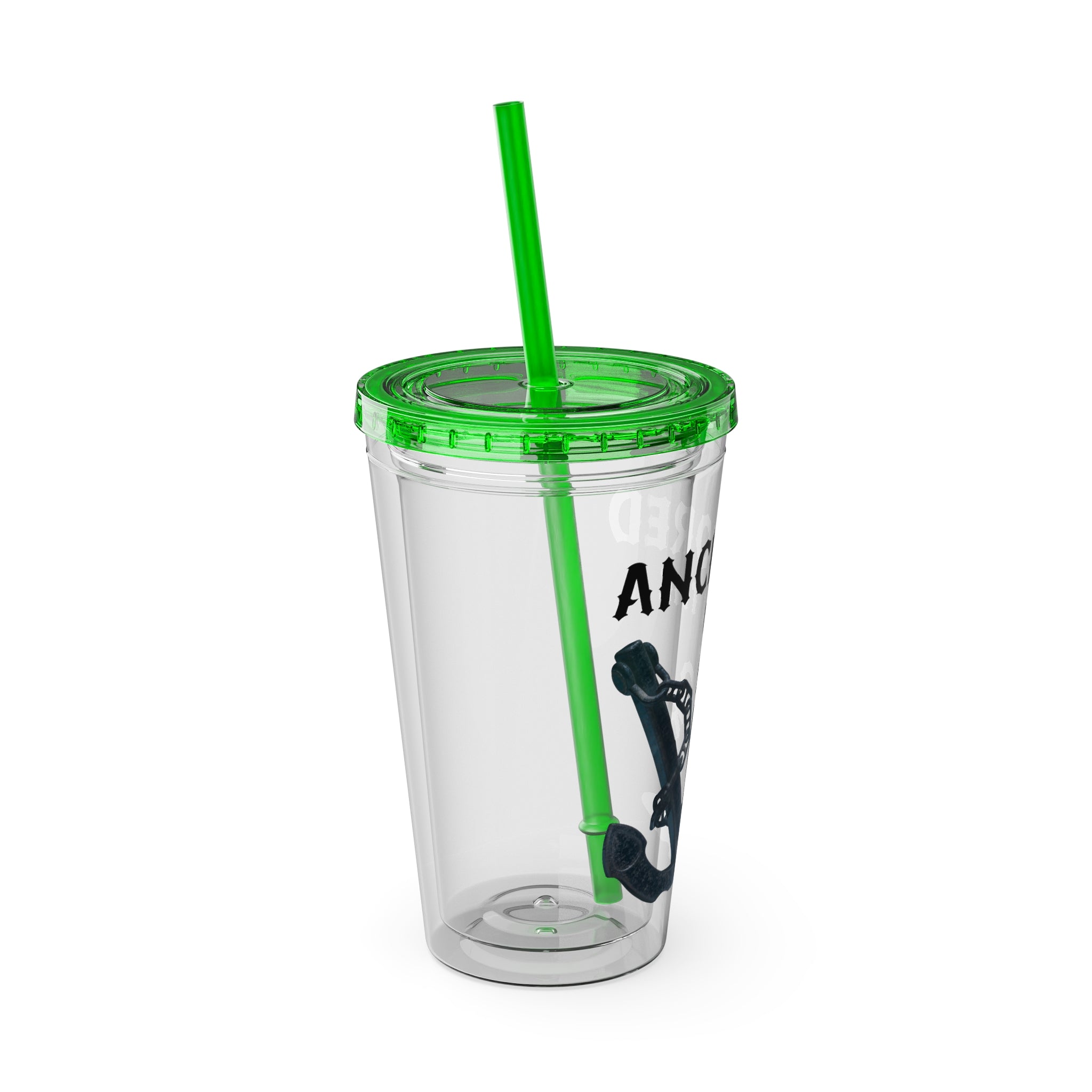 Anchored in the Lord 16oz Tumbler with Straw