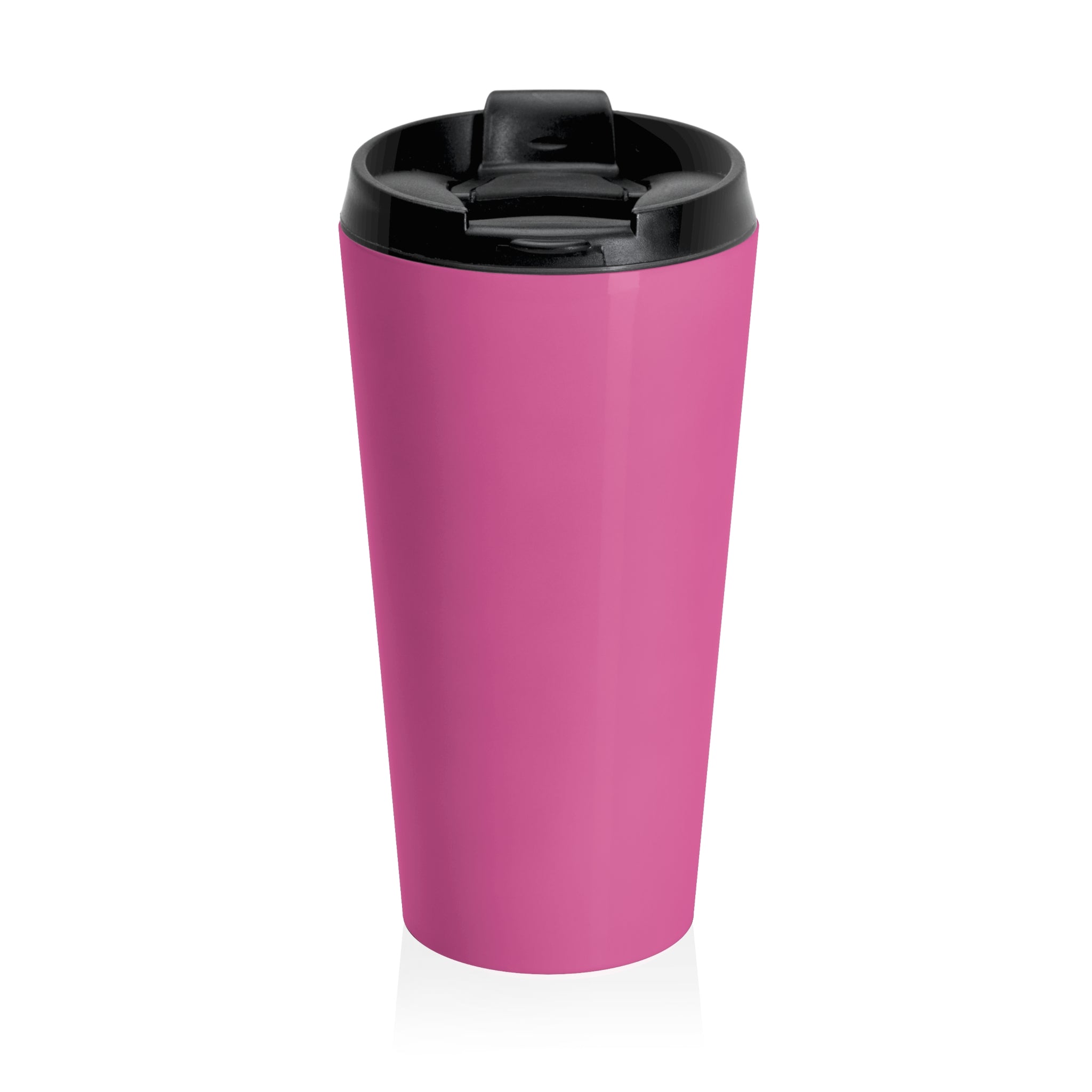 Push: "Pray Until Something Happens" Stainless Steel Pink Travel Mug
