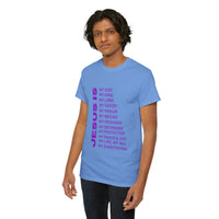 Christian JESUS IS T-shirt - Purple